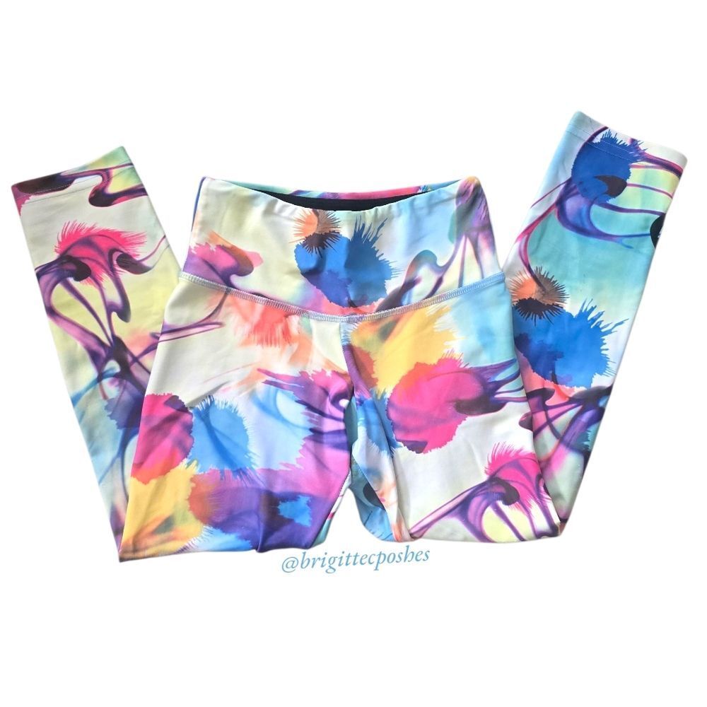 FLYWHEEL Cropped Multi-colored Legging